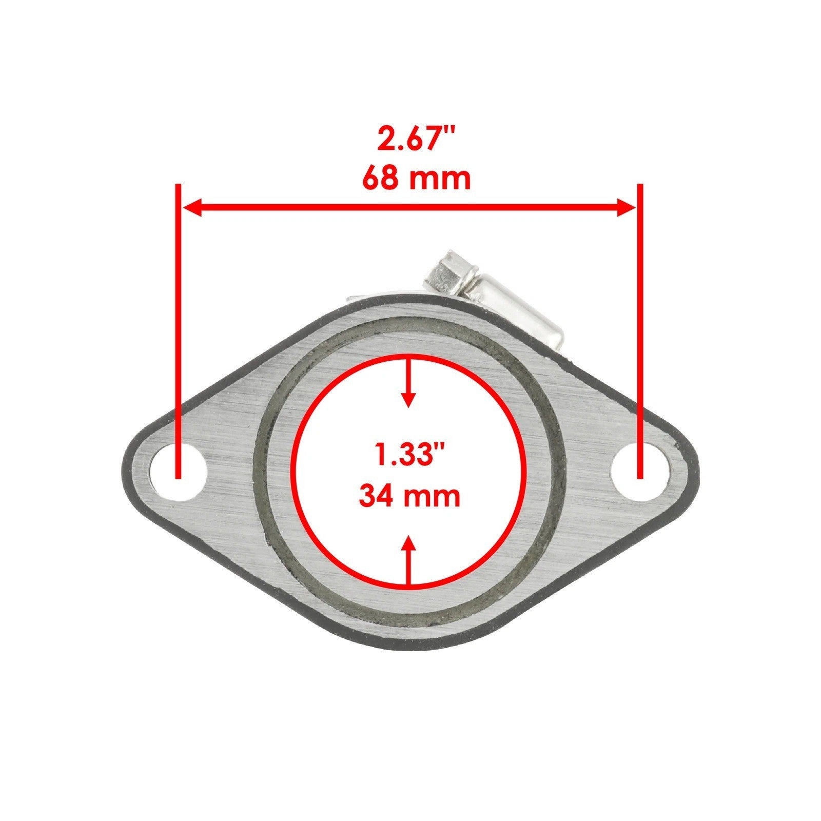 Carburetor Intake Boot Joint fits Yamaha Kodiak 450 YFM450FA 4X4 2003 2004-2006