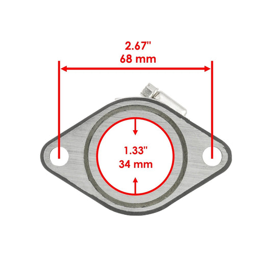 Carburetor Intake Boot Joint fits Yamaha Kodiak 450 YFM450FA 4X4 2003 2004-2006