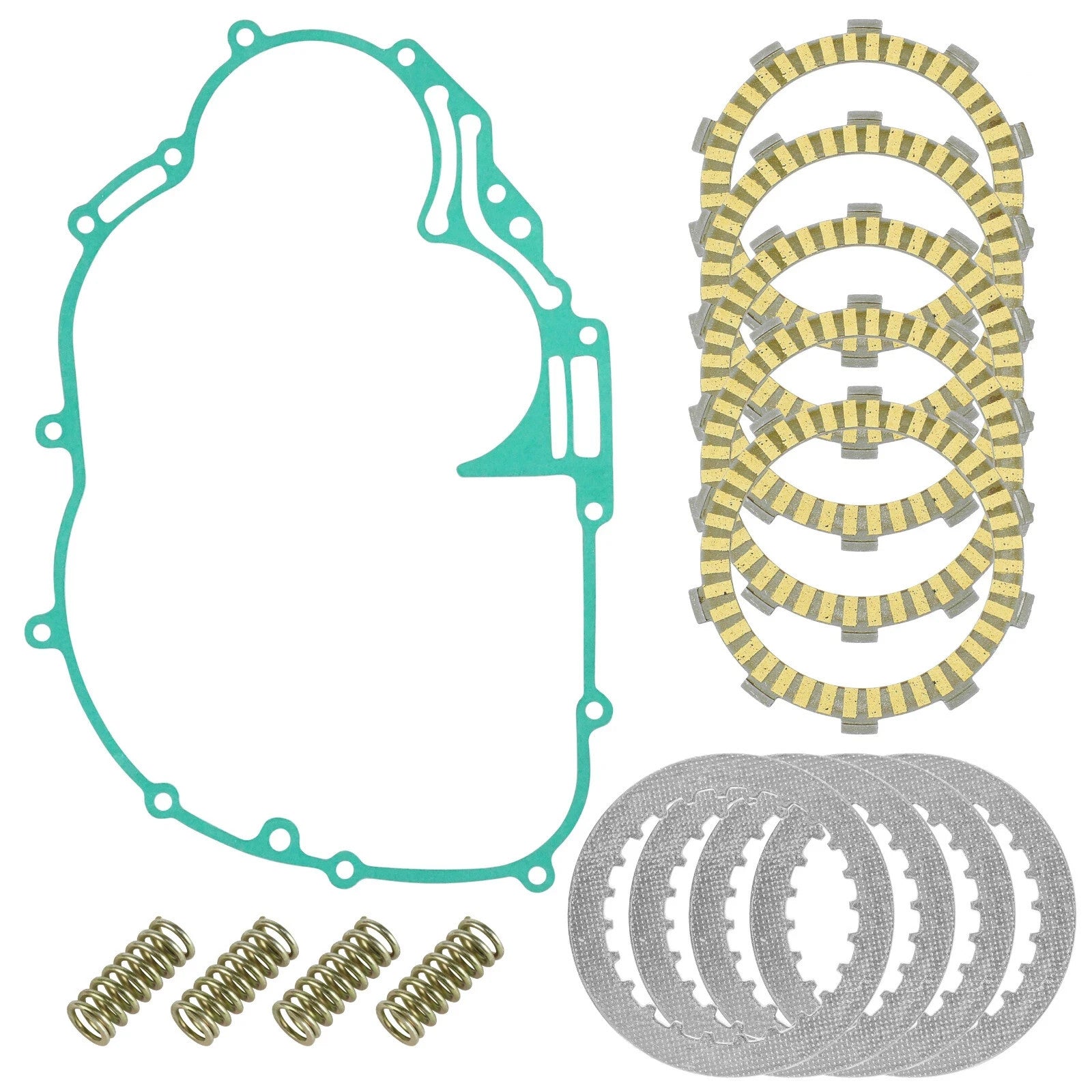 Clutch Friction Plates And Gasket Kit for Kawasaki Bayou 220 KLF220A 1988-2002