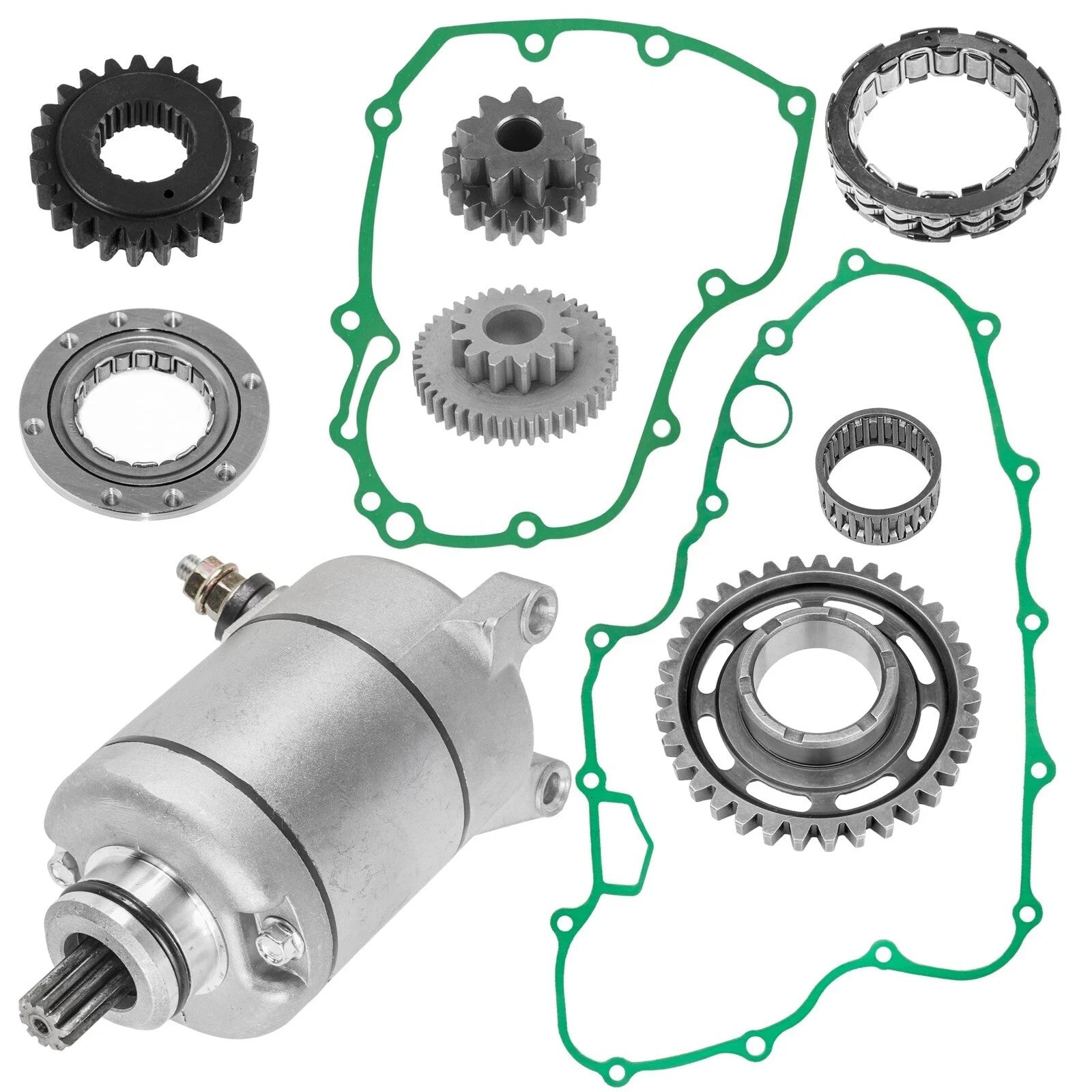 Starter Clutch Idler Drive Gear Gaskets for Honda TRX450ER Electric Start 06-14