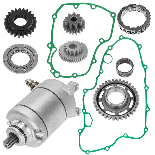 Starter Clutch Idler Drive Gear Gaskets for Honda TRX450ER Electric Start 06-14