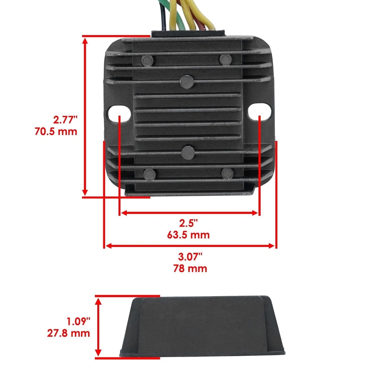 Rectifier Regulator for Honda Atv 300 TRX300 Fourtrax 1988-1992 31600-Hc4-010