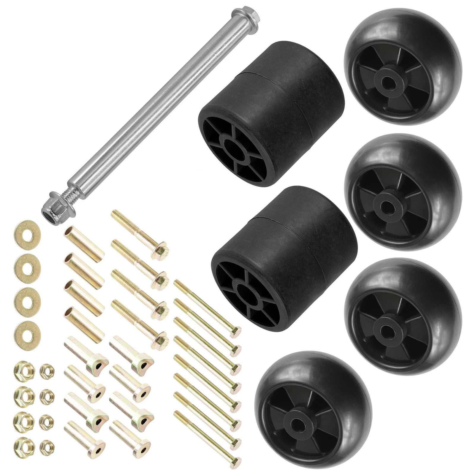 Deck Wheels & Rollers With Pin For John Deere X530 X534 X540 X570 X580 X584 X590