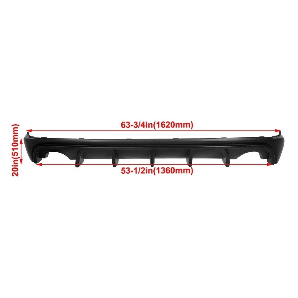 For Lexus IS250 IS350 IS200T 14-16 Rear Bumper Lip Diffuser Splitter 5F Style