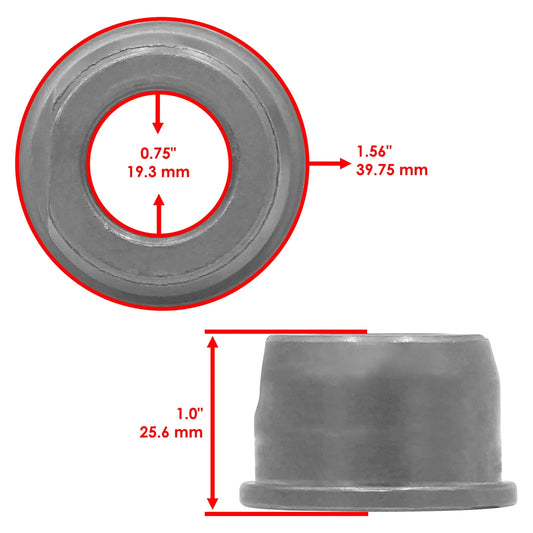 2 Front Wheel Bushing Bearing For John Deere LA145 LA150 LA155 LA165 LA175 E170