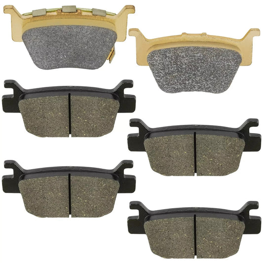 Caltric Rear & Front Left Right Brake Pads for Honda Rincon 680 TRX680 2006-2023