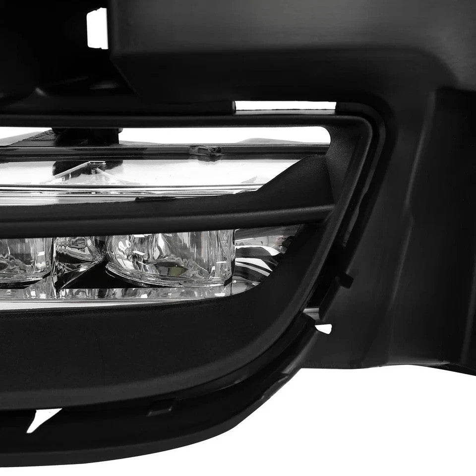 Pair Factory Style LED Fog Lights Bumper Lamps w/Switch For Dodge Charger 15-22