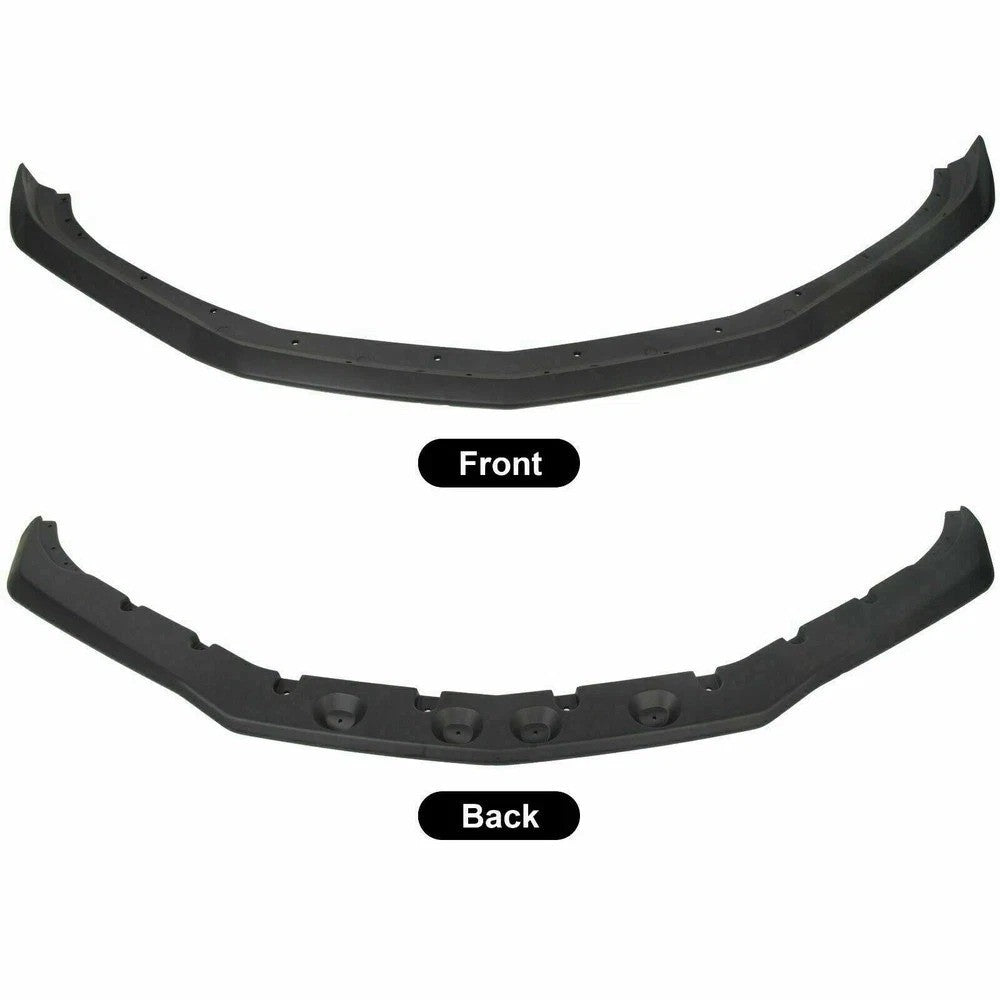 HECASA Front Bumper Spoiler Lip For 16-24 Chevy Camaro SS V8  Tinted Matte Black
