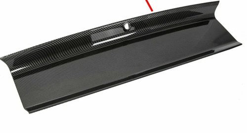 FOR 2015-2023 19 FORD MUSTANG CARBON FIBER LOOK TRUNK DECKLID PANEL TRIM COVER