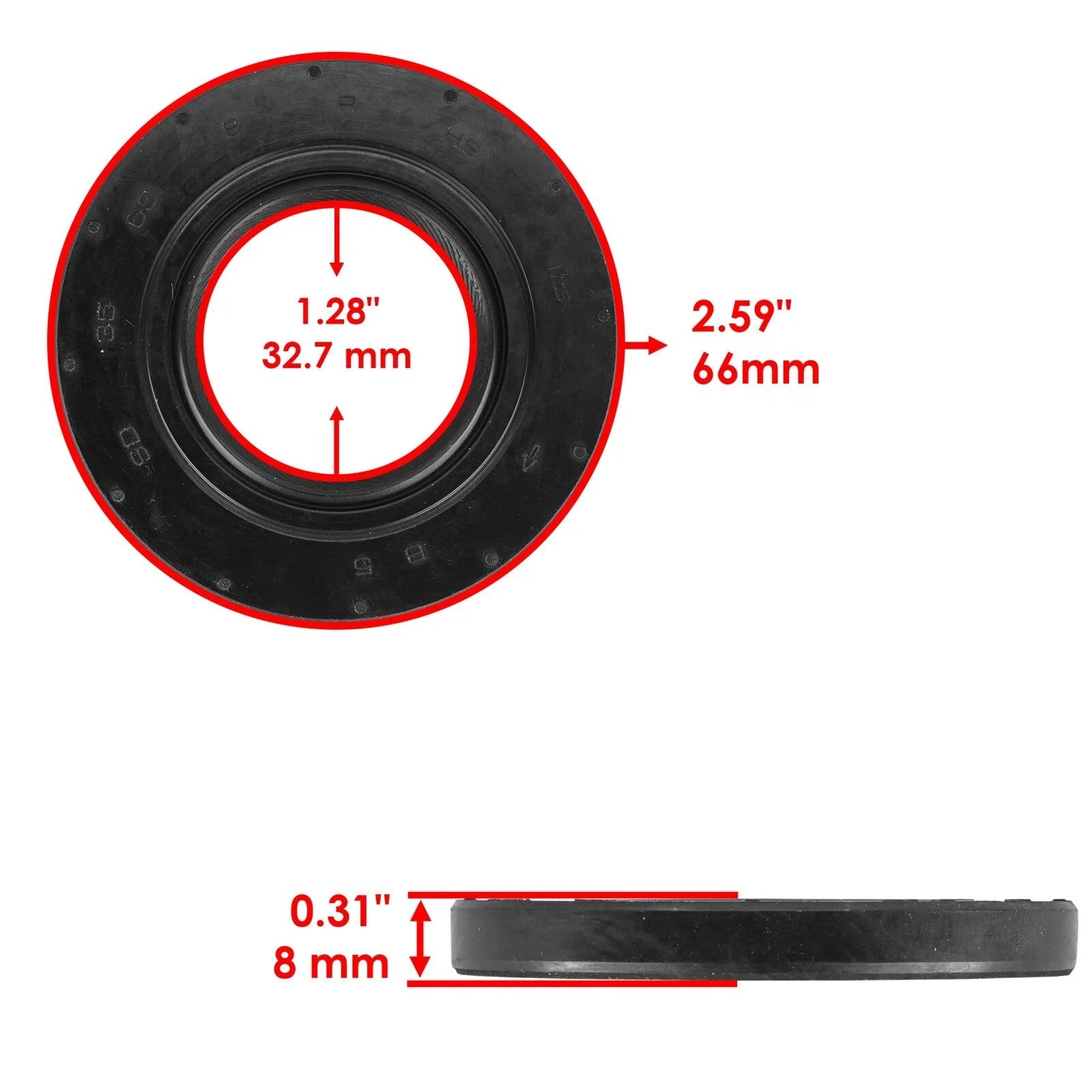 Clutch Oil Seal for Yamaha Grizzly Rhino Kodiak/ 93102-35004-00 2MB-E511B-00-00
