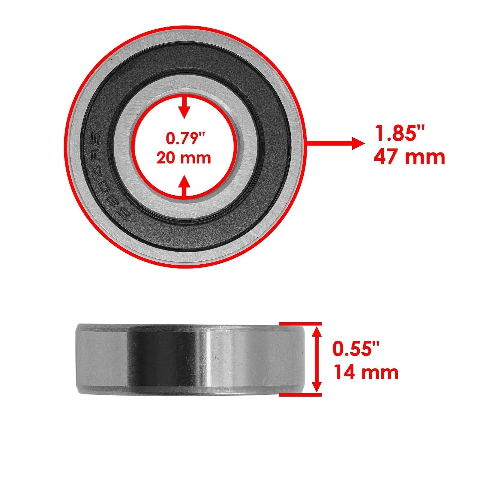 Front Wheel Ball Bearings And Seals for Polaris Magnum 325 2X4 2000 2001 2002