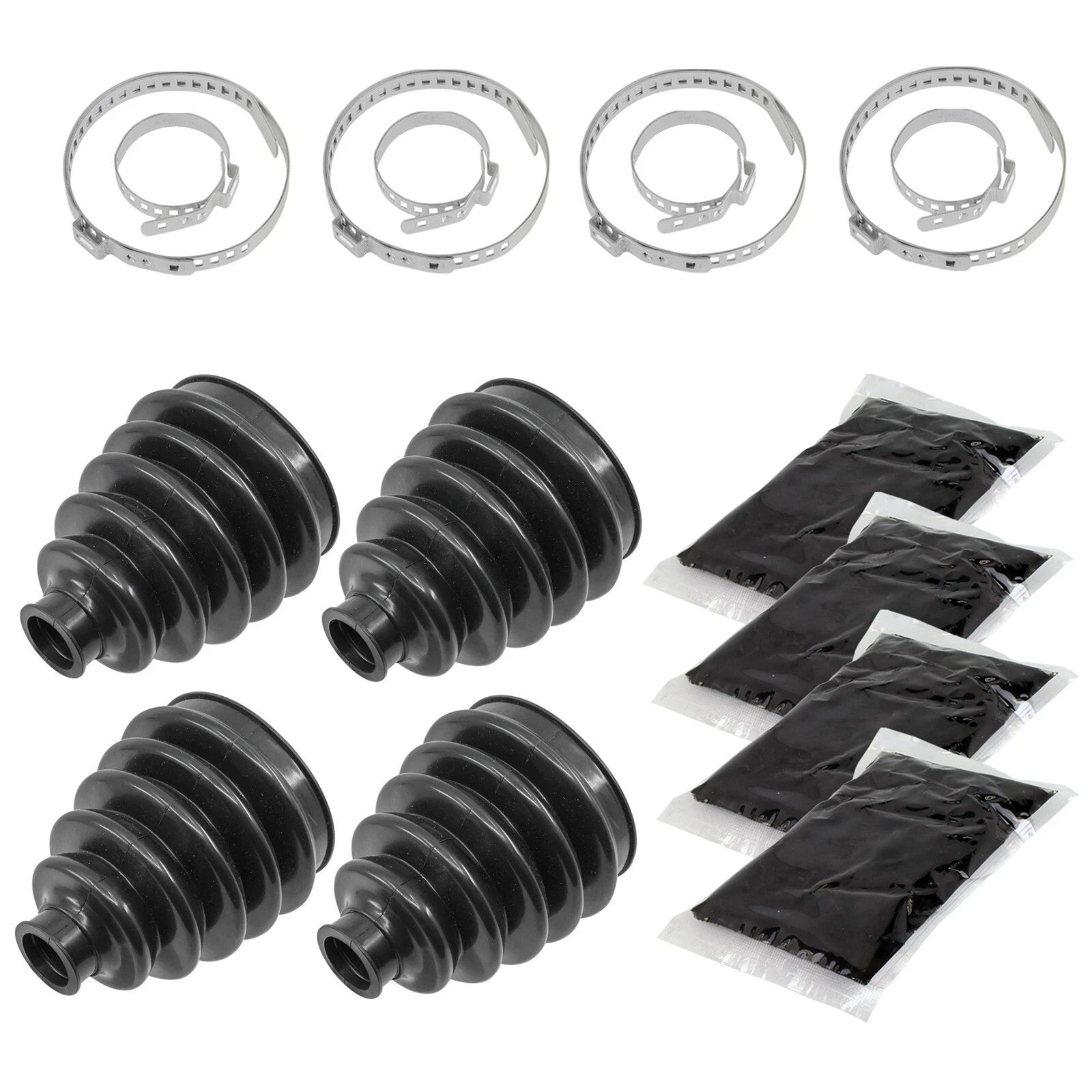 Rear Wheel Side Boot Kit For Can-AM CanAM Maverick X3 R 4x4 Turbo 2017-2021