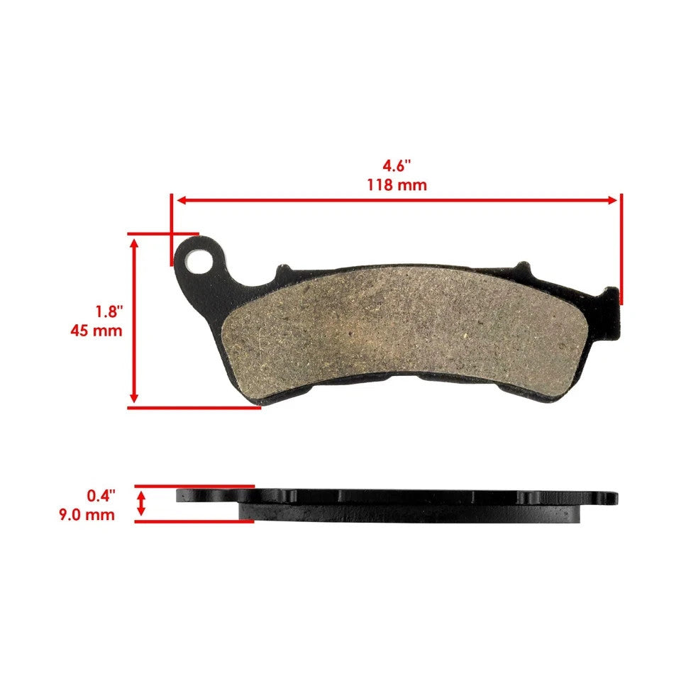 for Honda VT1300CXA VT 1300CXA FURY ABS 2010-2015 Front & Rear Brake Pads