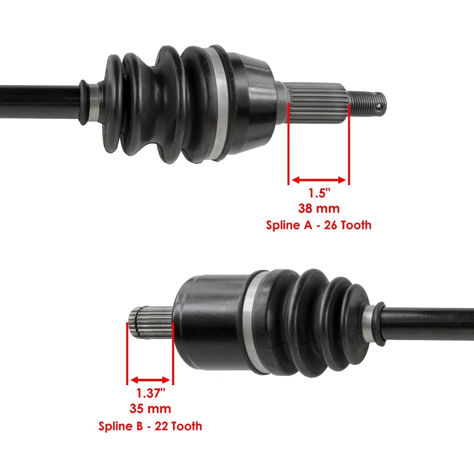 Front Left Or Right Complete CV Joint Axle With Bearing For Polaris 1332440