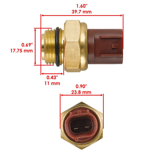 Caltric Thermo Switch for Yamaha 5GM-82560-00-00 Thermo Switch ATV