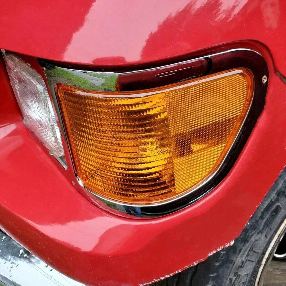 Left Headlight Bezel Trim+Corner Signal Light Lens For 2000-2015 FORD F650 F750