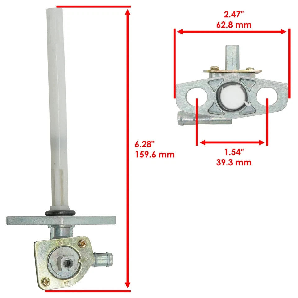 Caltric Fuel Valve Petcock For Honda Recon 250 TRX250 2x4 1997-2001 ATV