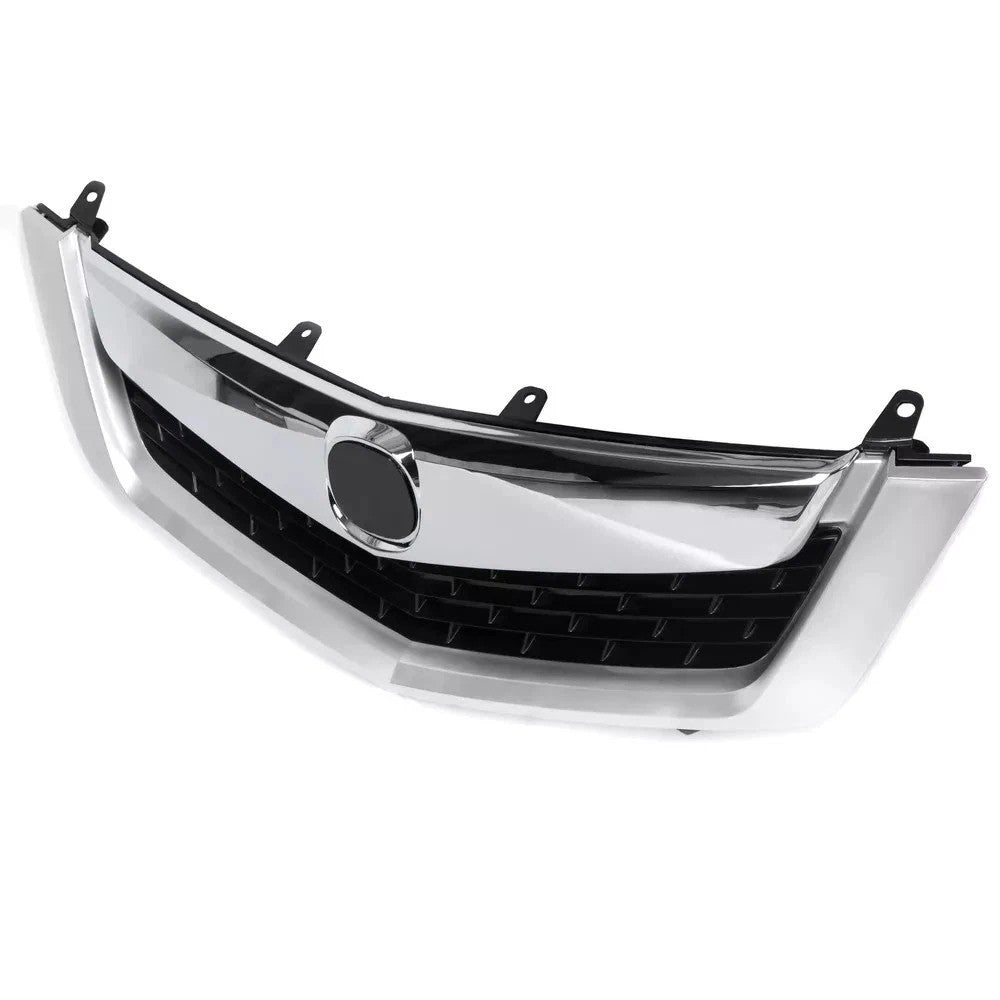 Fit For 2009 2010 Acura TSX Front Upper Grille Grill Mesh Cover Chrome Molding