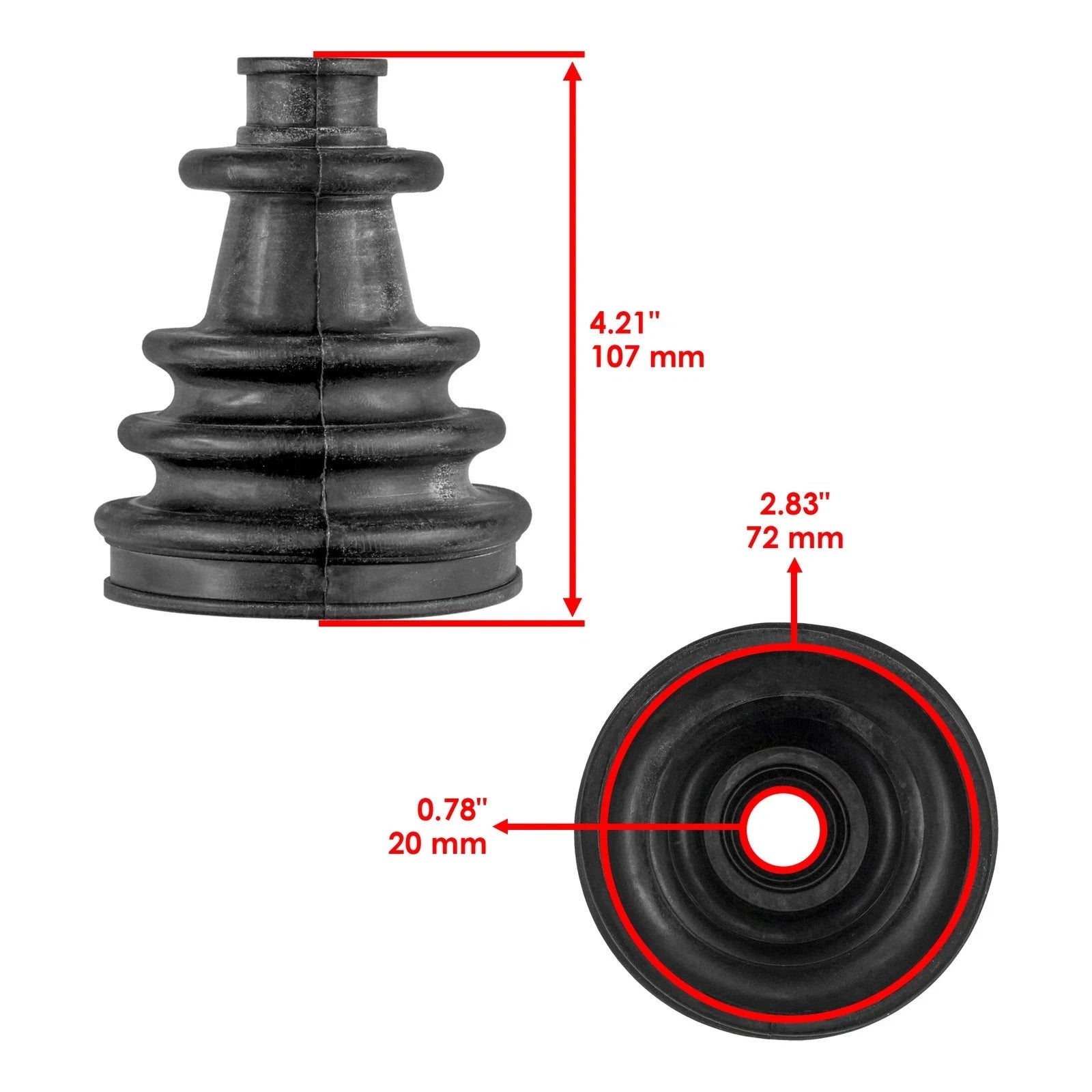 Front Left Axle Outer CV Boot Kit For John Deere XUV620i XUV850D Gator Utility