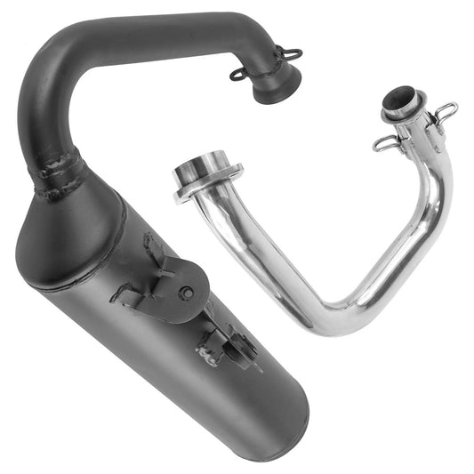 Exhaust Muffler and Pipe for Yamaha Viking 700 YXM700 4X4 2014 2015 2016 - 2025