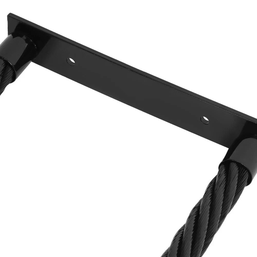 12" x 12" Heavy Duty Truck Bumper Side Step Perforated Cable Type Truck Step Bar
