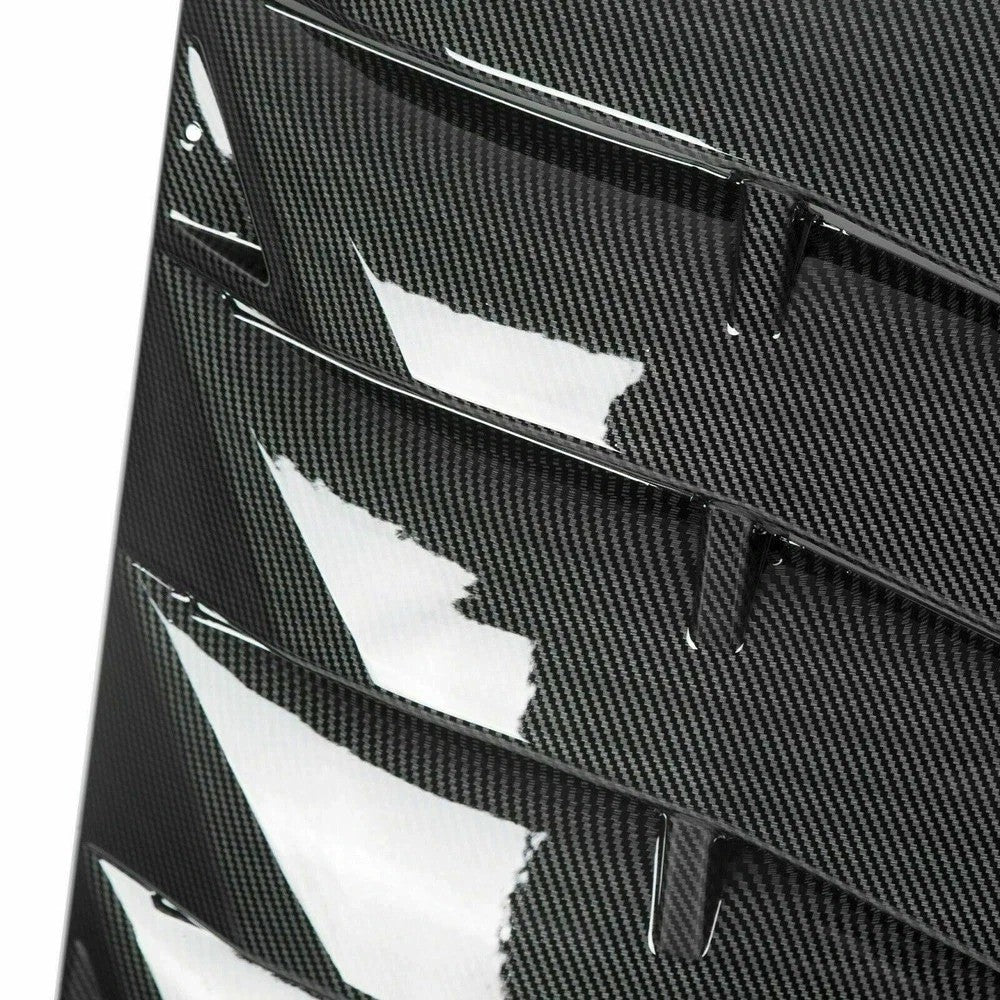 For Dodge Charger 2011-2023 Rear Window Windshield Louver Carbon Fiber Style