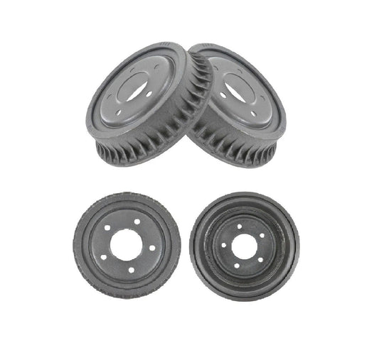 Rear Brake Drum Pair Set Kit Left LH & Right RH for 95-02 Chevy Astro GMC Safari
