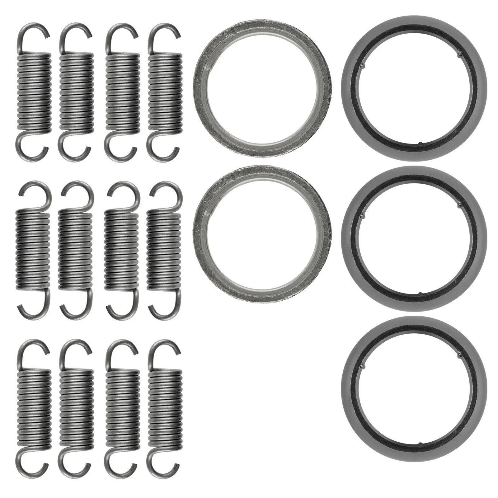 Exhaust Muffler Silencers Pipe Gasket Kit for Can-Am Commander 1000 2014 - 2015