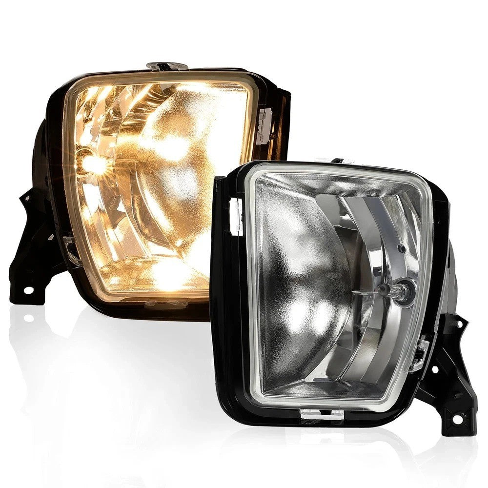 For Dodge Ram 1500 2013 2014 2015 2016 2017 2018 Clear Fog Lights Lamps w/ Bulbs