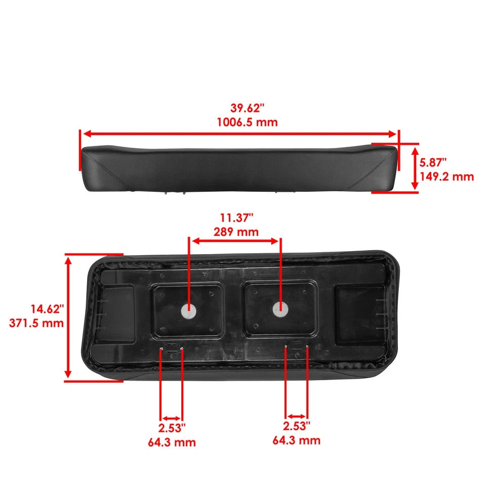 Caltric Complete Seat For Kawasaki Mule 610 KAF400 4x4 2006-2015 