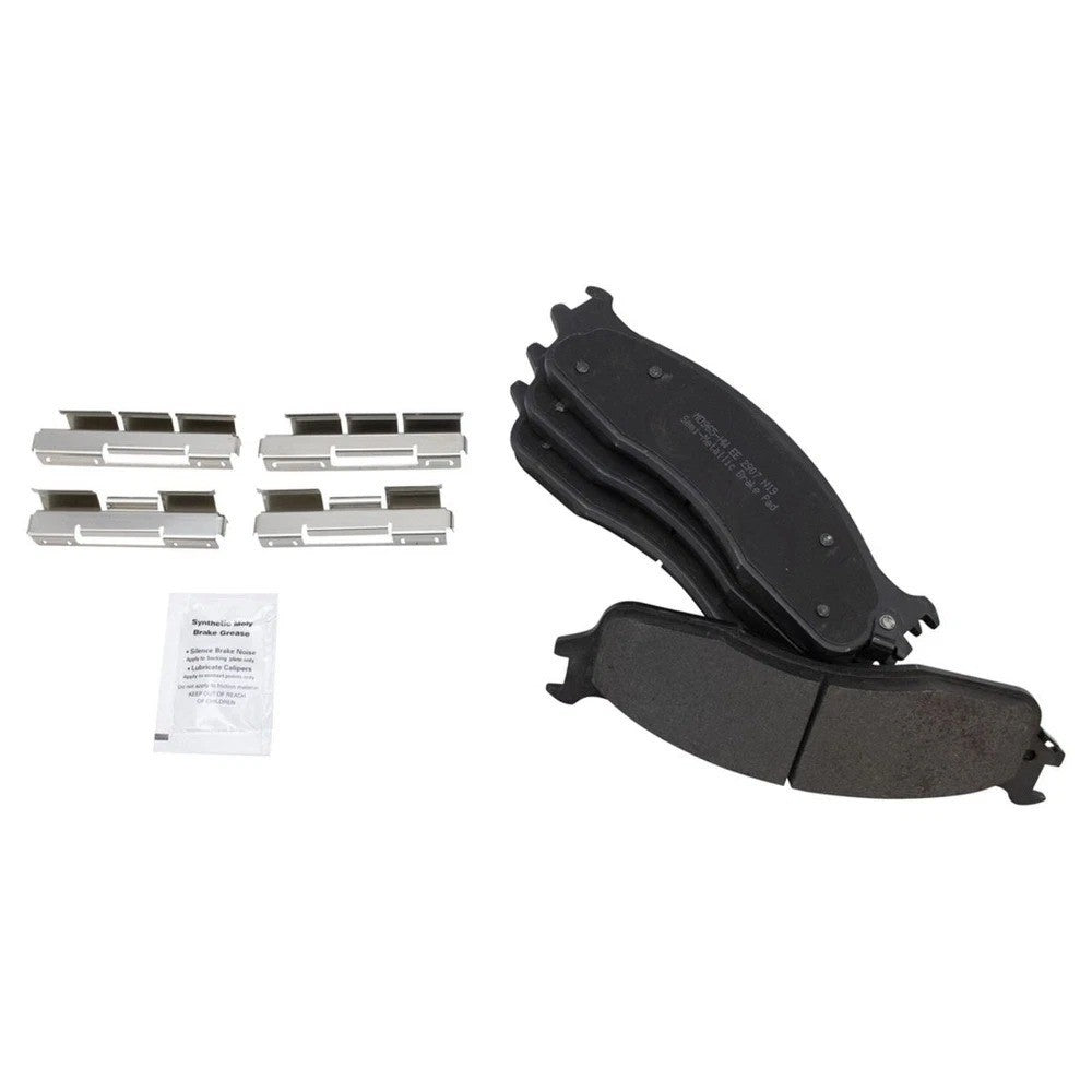 Front & Rear Semi-Metallic Brake Pad Set for Dodge Ram Pickup 2500 3500