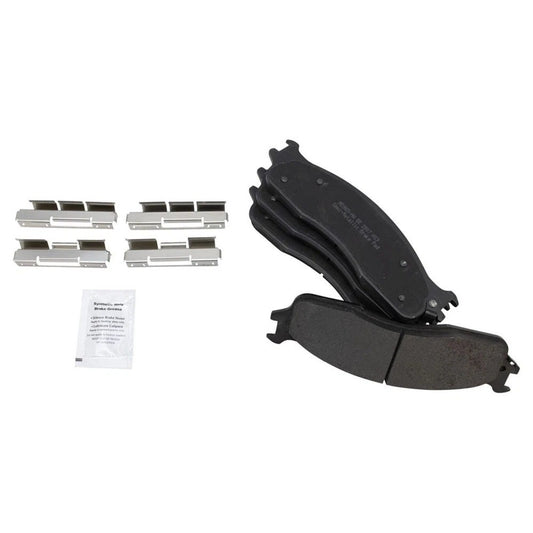 Front & Rear Semi-Metallic Brake Pad Set for Dodge Ram Pickup 2500 3500
