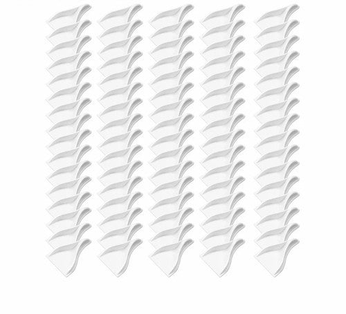 HECASA Universal 80 Pcs White Fairing Fins Fuel Economy For Semi Truck Trailer