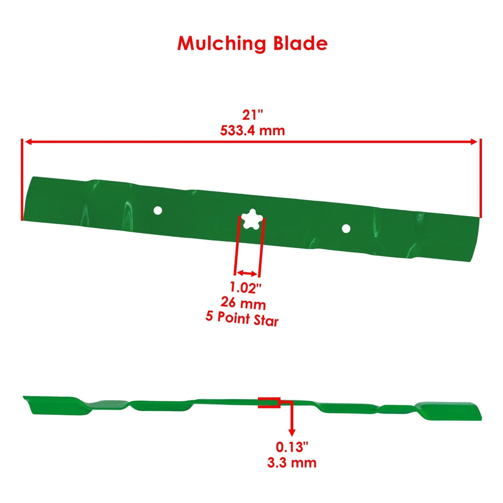 134149 422719 531005085 531307223 532134149 42" Deck Mulching Blade For AYP