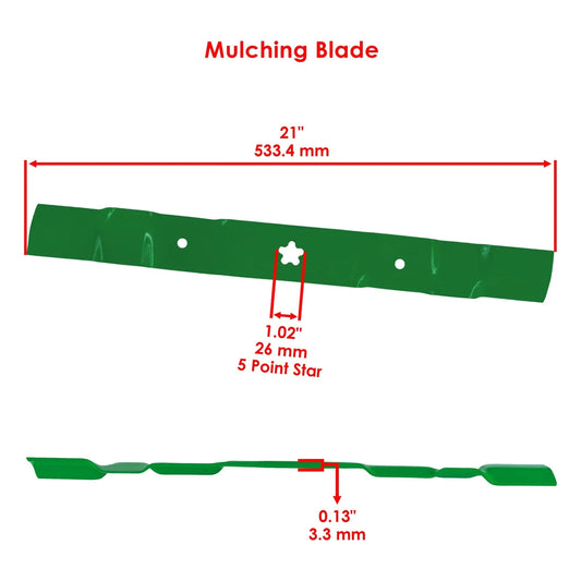 134149 422719 531005085 531307223 532134149 42" Deck Mulching Blade For AYP