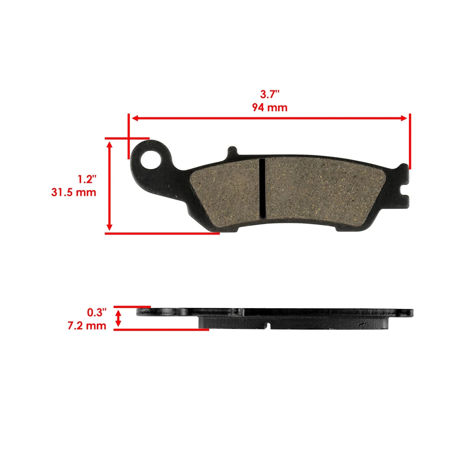 Front Brake Pads For Yamaha YZ250F Competition 250F 2007-2020 / YZ250FX 15-2020