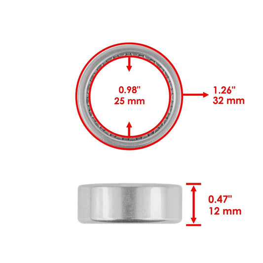 Camshaft Valve Rocker Arm Bearing for Yamaha Warrior 350 YFM350X YFM350 X 90-04