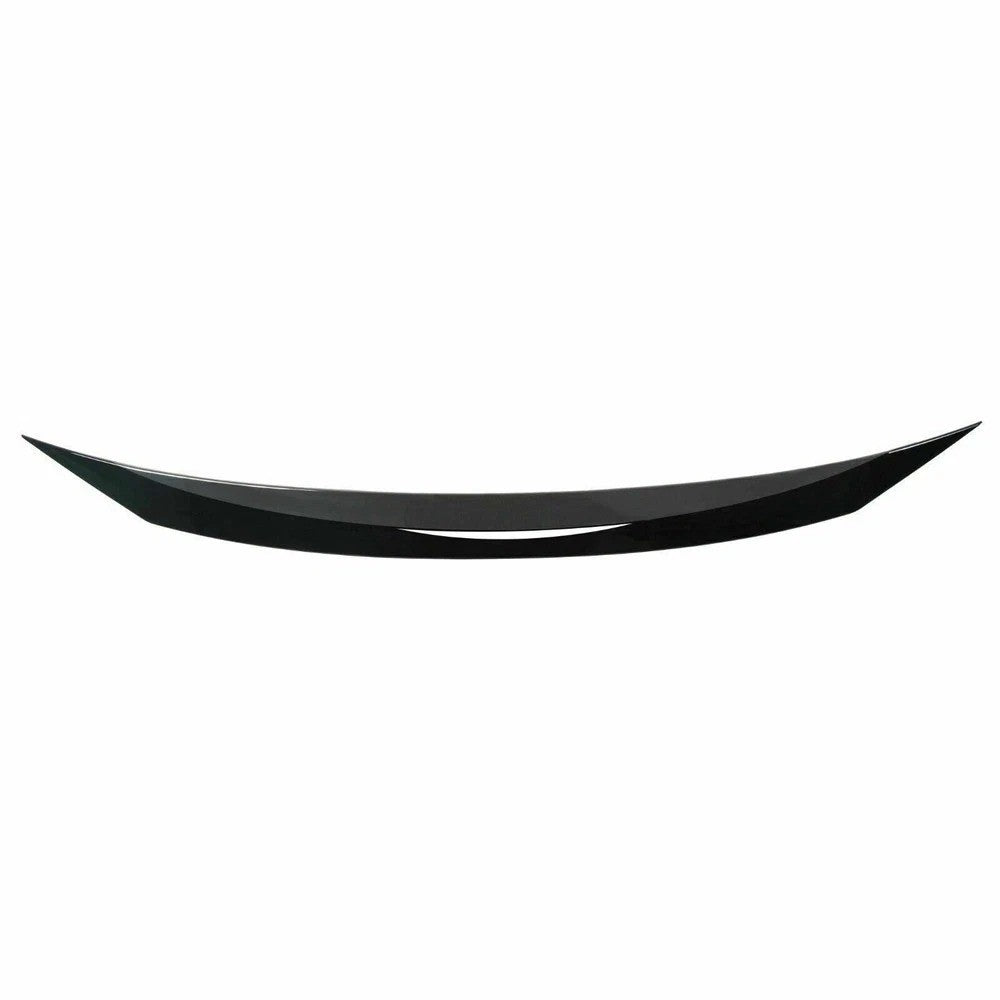 Gloss Black Front Bumper Hood Upper Trim Nose Cover For Honda Civic 2016-2021