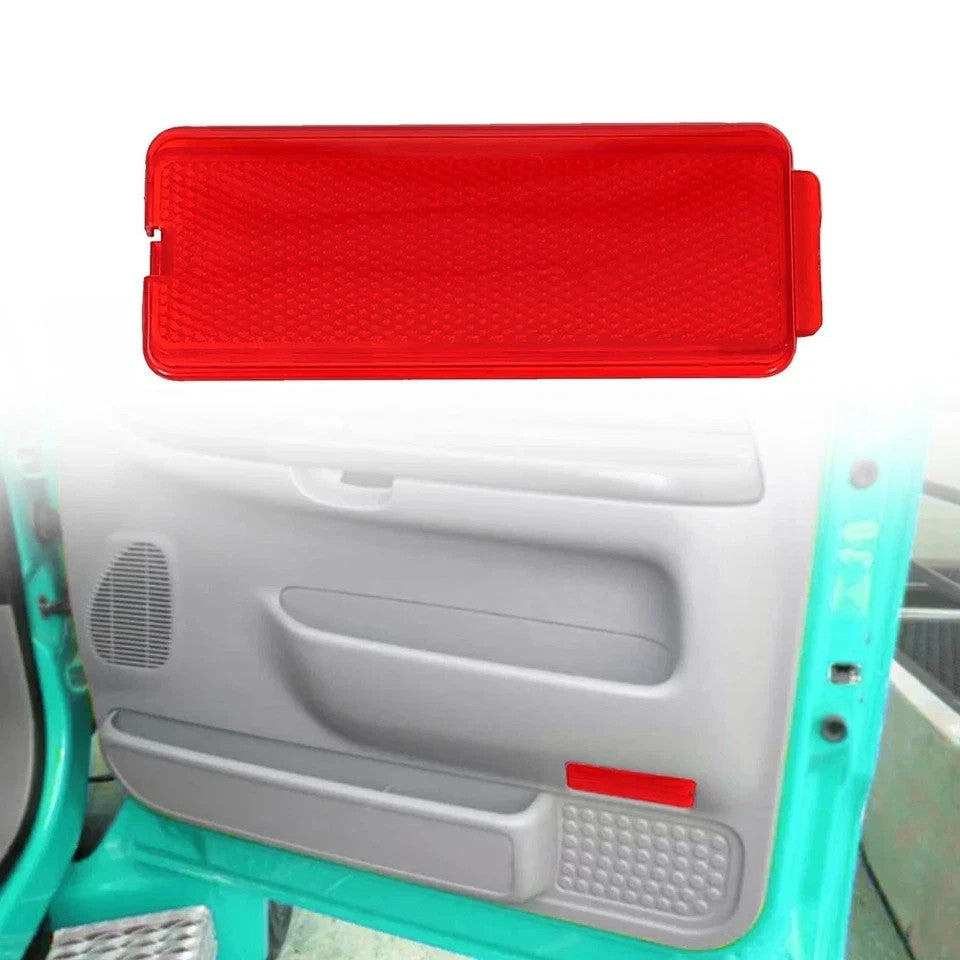2Pcs Inside Door Reflector Light Lens Fit For 1999-2007 Ford F250 F350 F450 F550