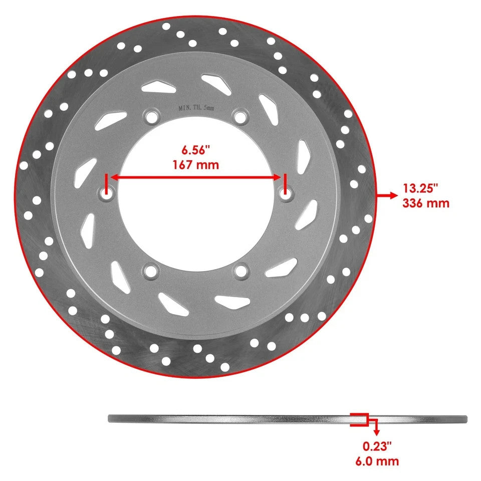 Front Brake Disc Rotor for Honda VTX1300C VTX1300S VTX1300R VTX1300T 2003-2009 