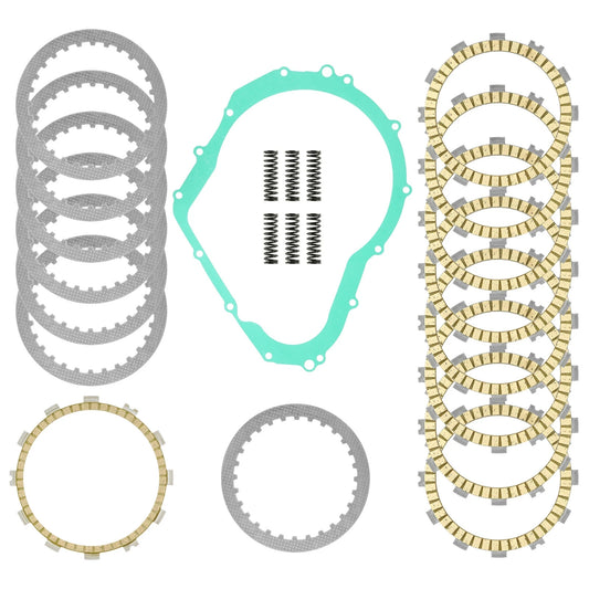 Clutch Friction Steel Plates Spring Gasket Kit for Suzuki GSX-R750 GSXR750 11-21