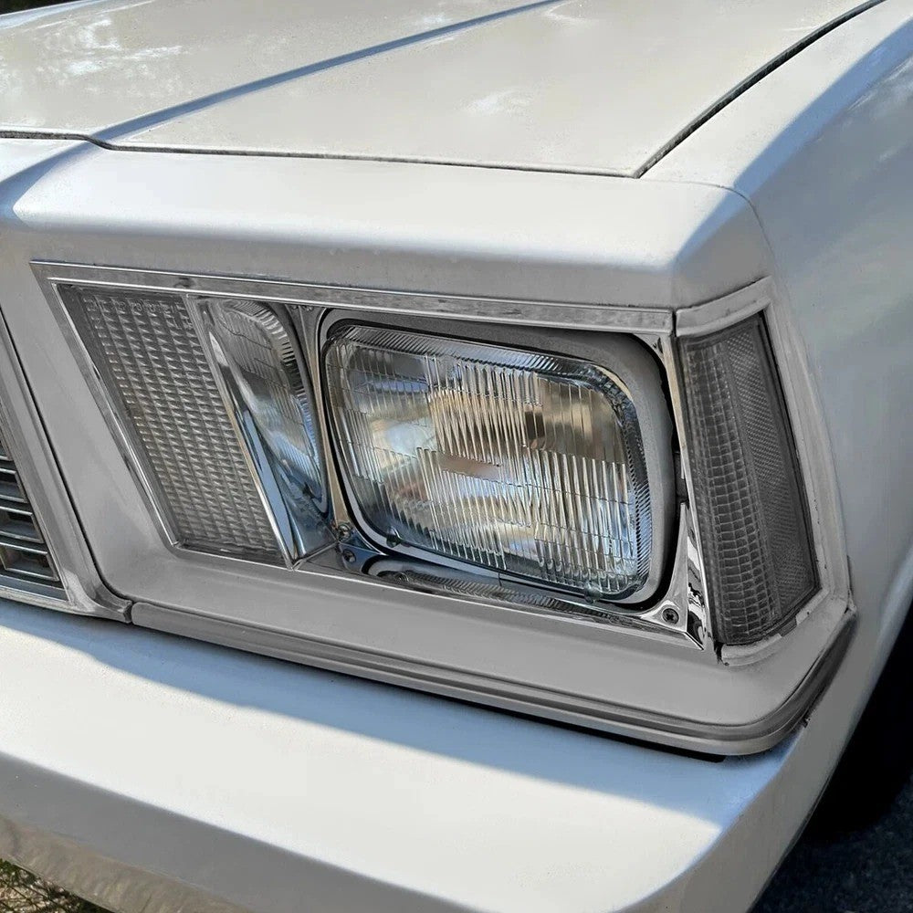 Headlight Headlamp Light Trim Bezel Set Fit 1978-1979 Malibu El Camino Caballero