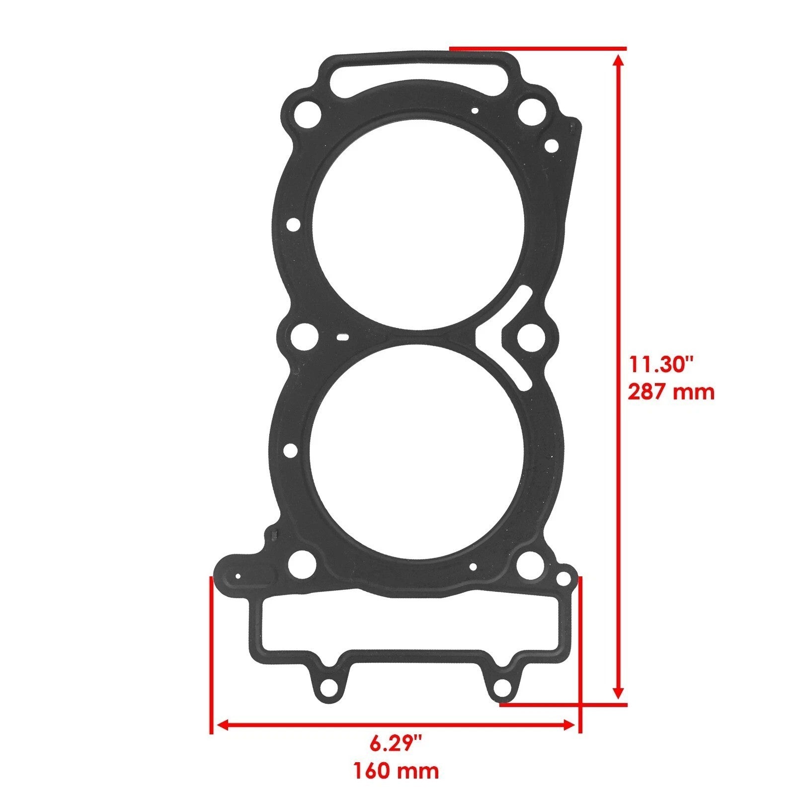 Cylinder and Head Base Gasket Fits Polaris RZR 900 2015 - 2021 5253037 5813737