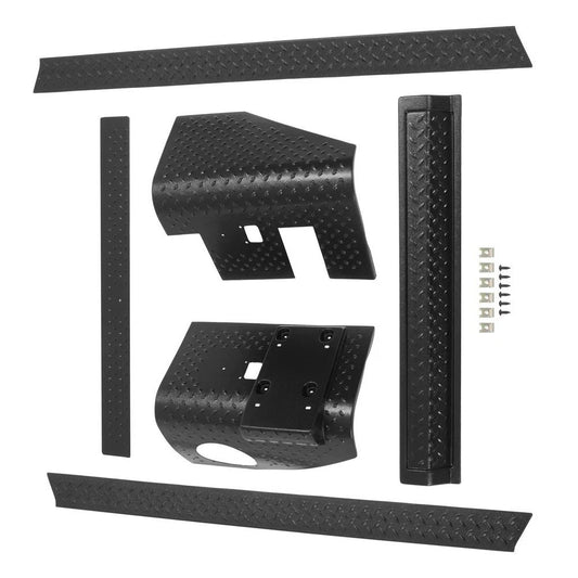 6PCs Body Armor Kit Textured For Jeep Wrangler TJ 1997-2006 Front Rear LH+RH