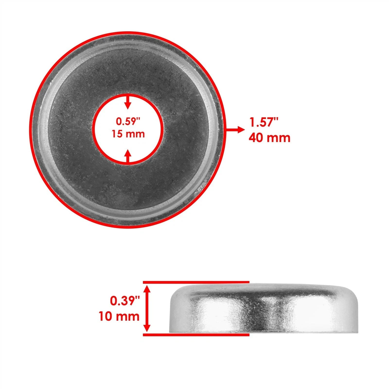 4 Sets Swing Arm Dust Seal Cap For Honda CR125R 1982 - 1988 / CR250R 1982 - 1987
