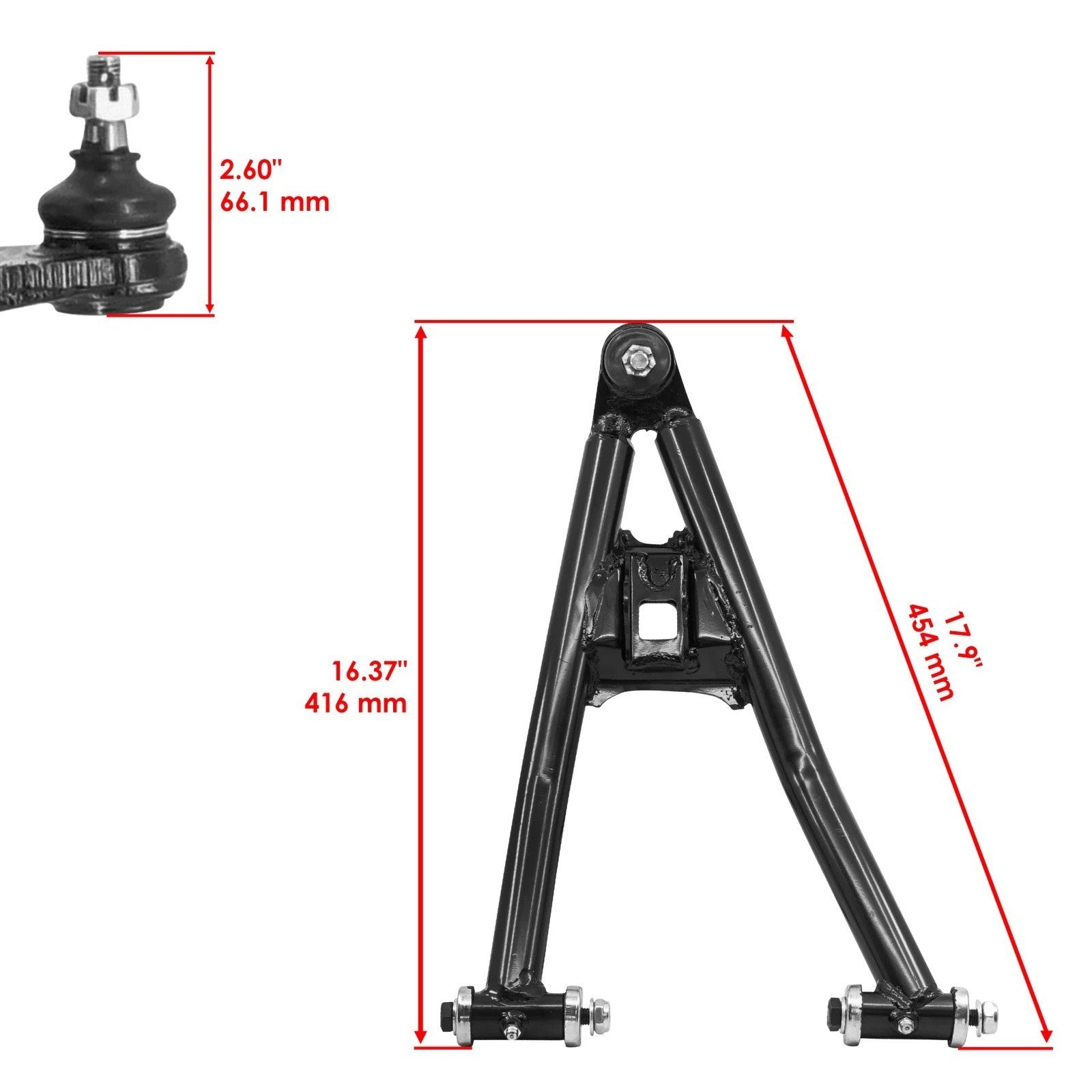 Front Lower Right A-Arm for Yamaha Raptor 700 / 700R YFM700R 2006-2026