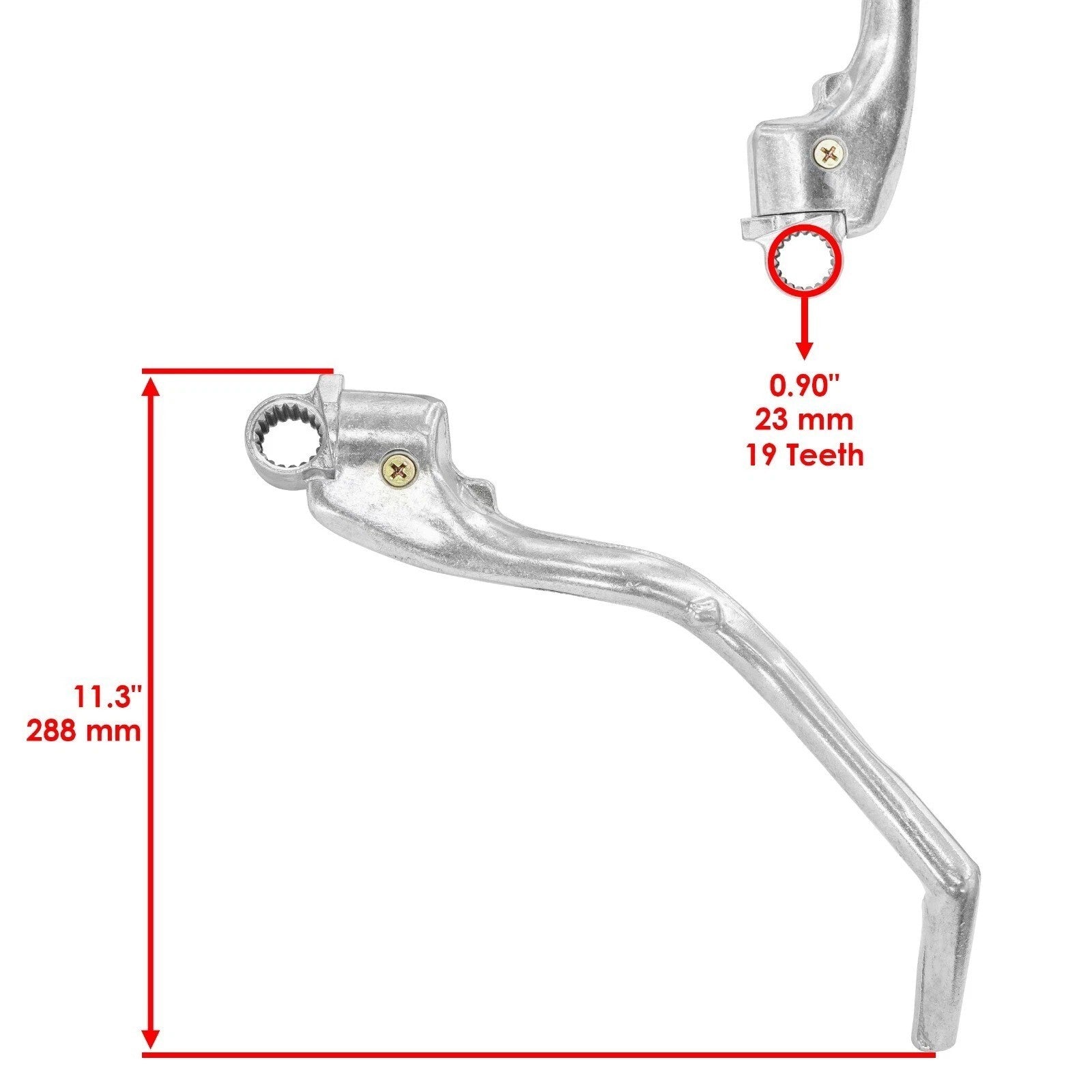 Caltric Kick Start Lever Pedal for Honda CR500R CR 500R 1989-2001 Kick Starter