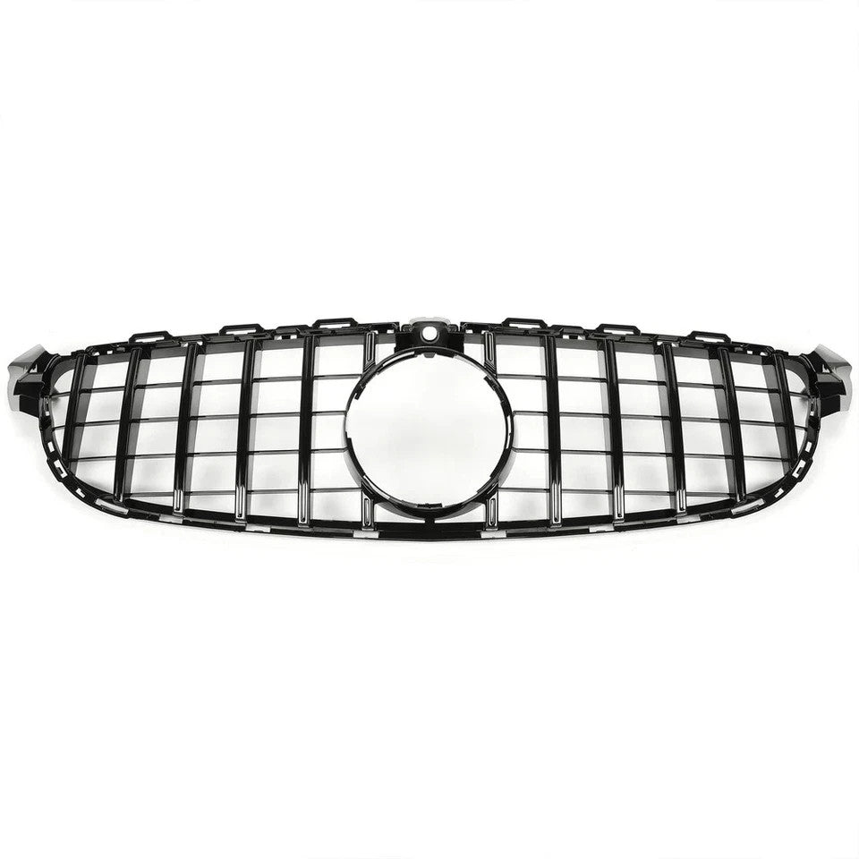 GT R Black Grille W/CAMERA Hole For 2015-2018 Mercedes-Benz W205 C63 C63S AMG S