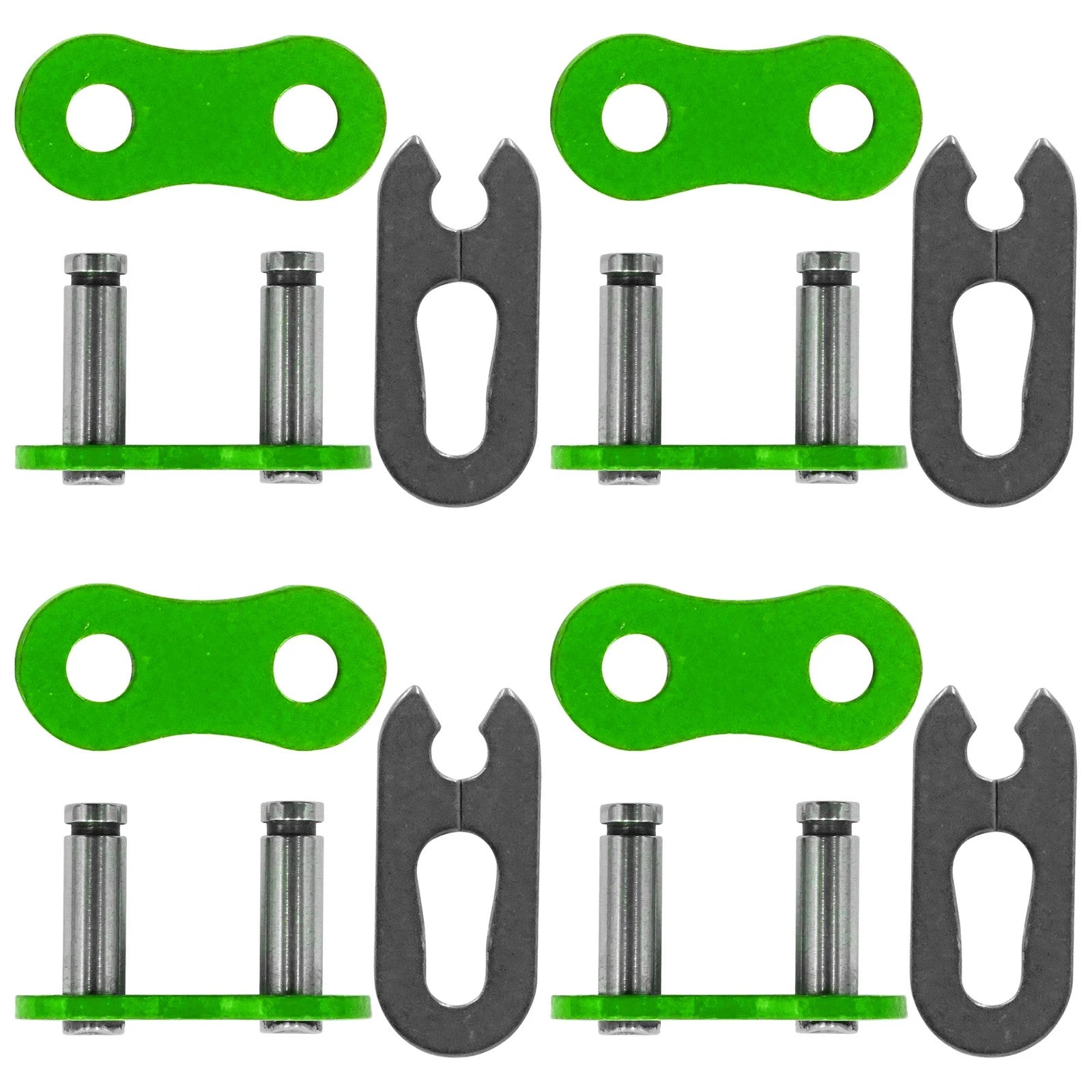 Caltric 520 Chain Master Link For Motorcycle Bike ATV Connecting Link Green