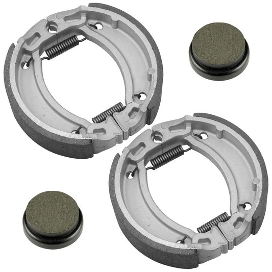 Front Shoes & Rear Brake Pads for Yamaha Moto-4 225 YFM225 1986 1987 1988